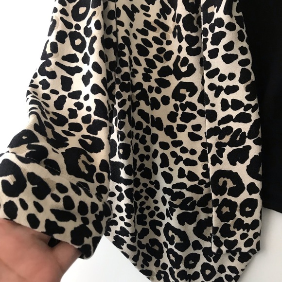 H&M Leopard Print asymmetrical Cardigan - Picture 6 of 8